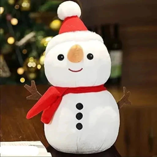 Snowman Plush Toy Stuffed Soft Toys for Christmas Decorations